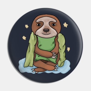 Sleeping sloth Pin