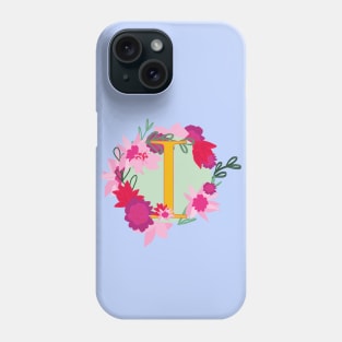 Monogram I, Personalized Initial Phone Case