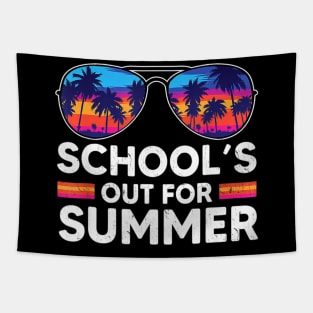 Vintage Last Day Of School Schools Out For Summer Teacher Tapestry