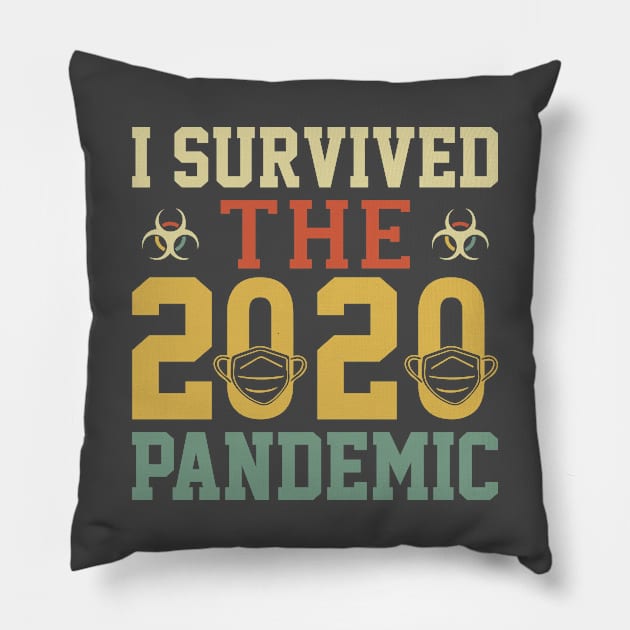 I survived the 2020 pandemic Pillow by MissSwass