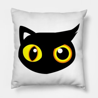 A cat and an owl Pillow