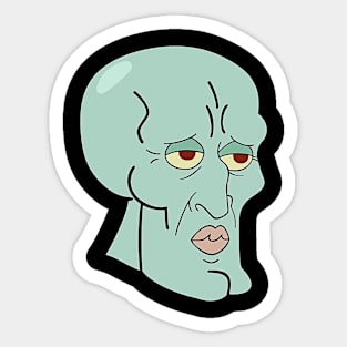 Spongebob funny face Sticker for Sale by stickers--Hakim