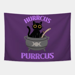 Hocus Pocus Hurrcus Purrcus Tapestry