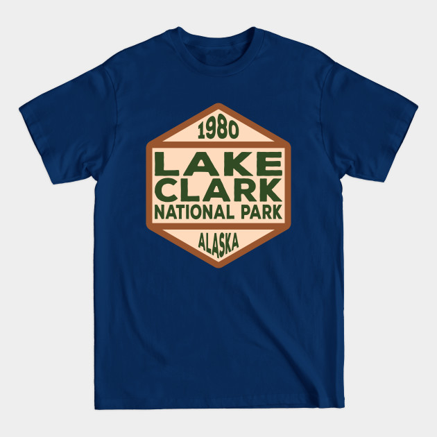 Disover Lake Clark National Park and Preserve badge - National Park - T-Shirt