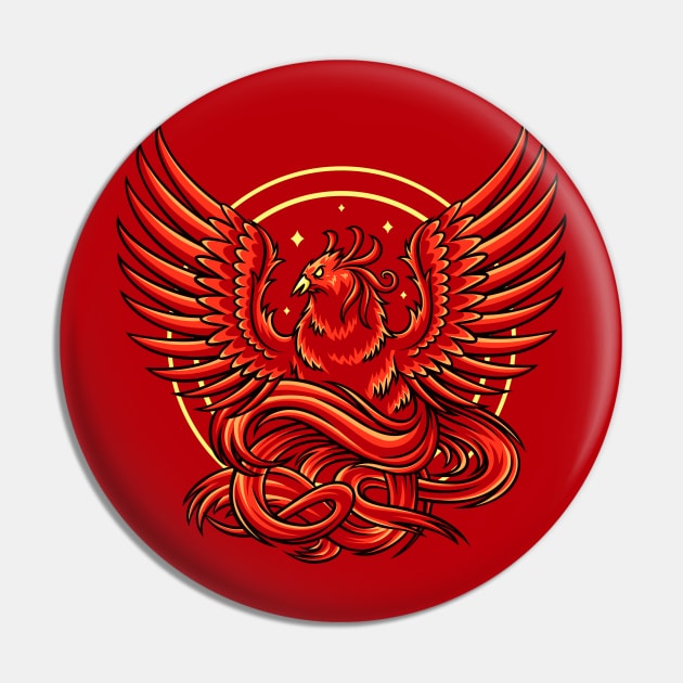 Phoenix Rise Pin by machmigo