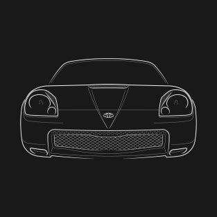 2002 Toyota MR2 W30 - front stencil, white T-Shirt