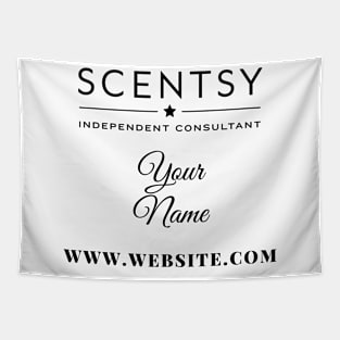 scentsy independent consultant gift ideas with custom name and website Tapestry