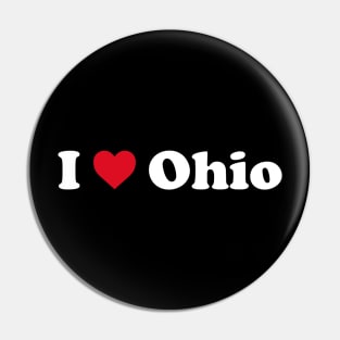 I ❤️ Ohio Pin