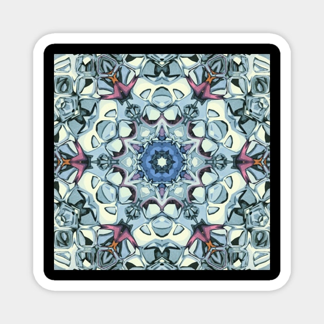 Summer Snowflake Magnet by perkinsdesigns