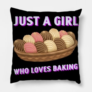 JUST A GIRL WHO LOVES BAKING Pillow