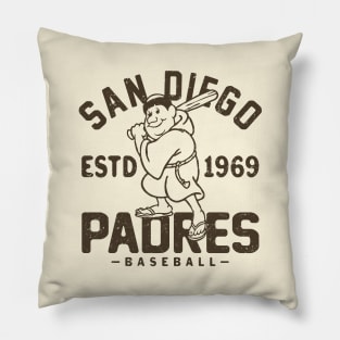 Retro San Diego Padres 1 by Buck Tee Pillow