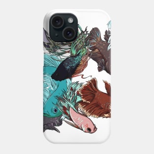 Betta fish mayhem Phone Case