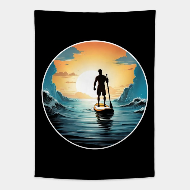 SUP Tapestry by Buff Geeks Art