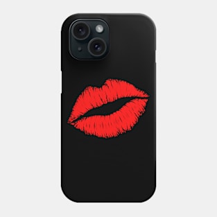 Kiss,kissing,kiss lips,kiss lover red lips Phone Case