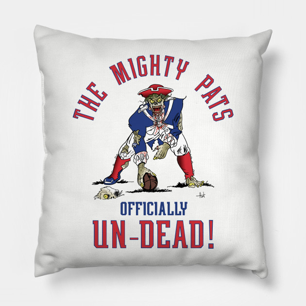 Pats Zombie New England Patriots Pillow Teepublic
