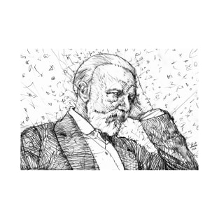 PYOTR ILYICH TCHAIKOVSKY - pencil portrait .1 T-Shirt