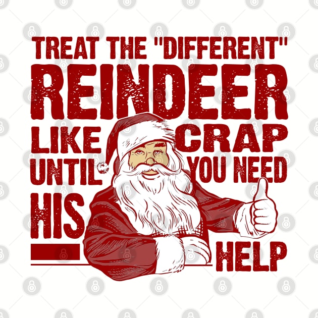 Santa Did Rudolph Dirty by PopCultureShirts