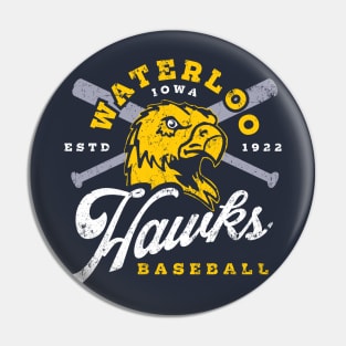 Waterloo Hawks Pin