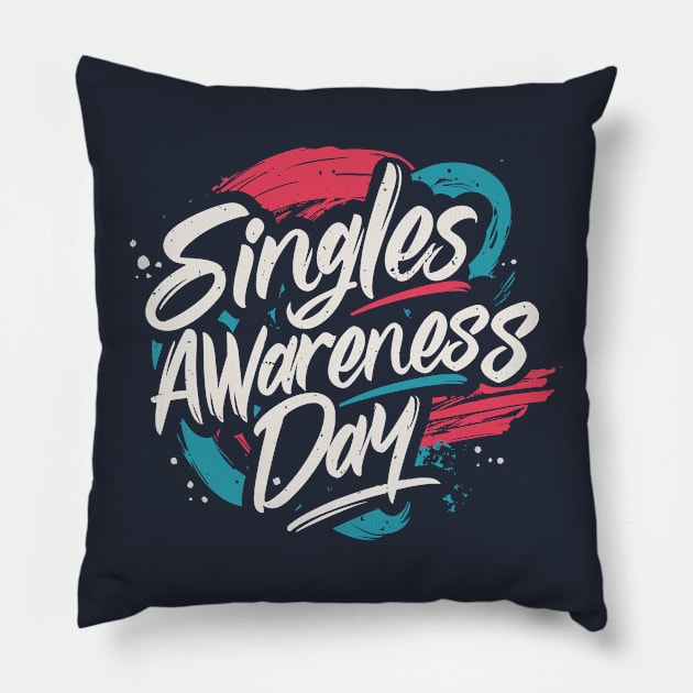 Singles Awareness Day – February Pillow by irfankokabi