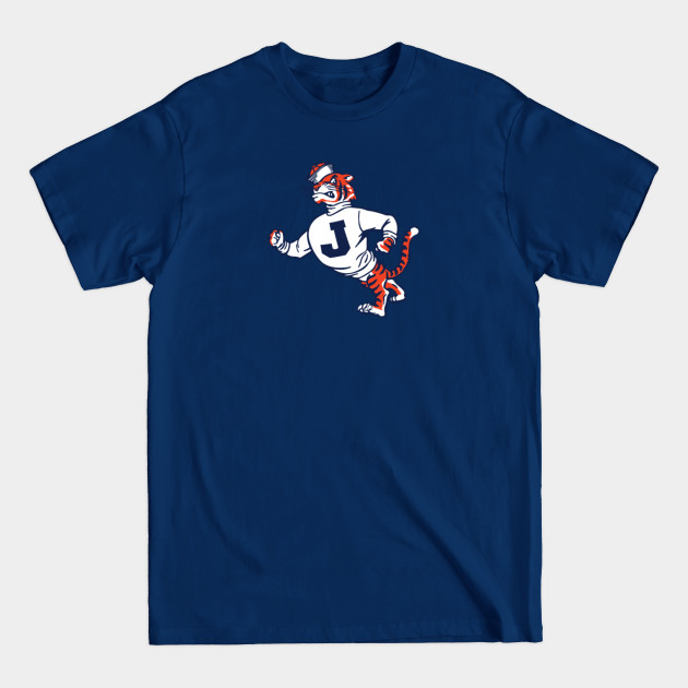 Vintage Walking Angry Tiger - Jackson State - Jackson State - T-Shirt