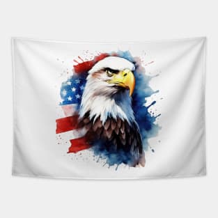 Patriotic eagle Tapestry