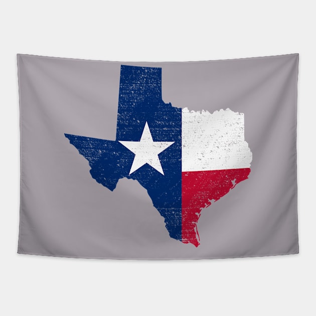 Texas State Star Flag Tapestry by teevisionshop