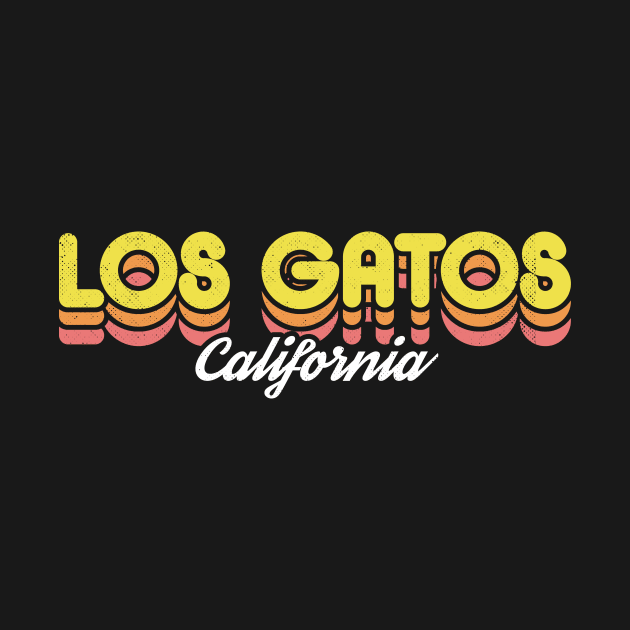 Retro Los Gatos California by rojakdesigns