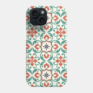 Mediterranean tiles pattern Phone Case