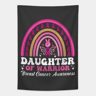 Daughter Of Warrior Breast Cancer Awareness Tapestry