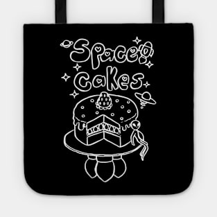 Space Cakes - White Line Tote