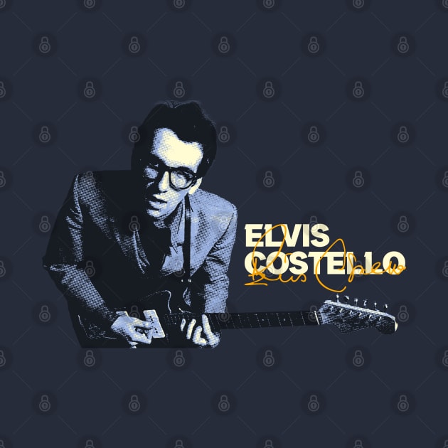 Elvis Costello Vintage by Jina Botak