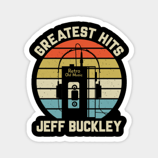 Greatest Hits Jeff Retro Walkman Buckley Vintage Art Magnet