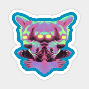 Angry Raccoon Glow Magnet