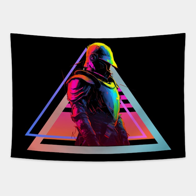 The Neon Knight Tapestry by BigAlien