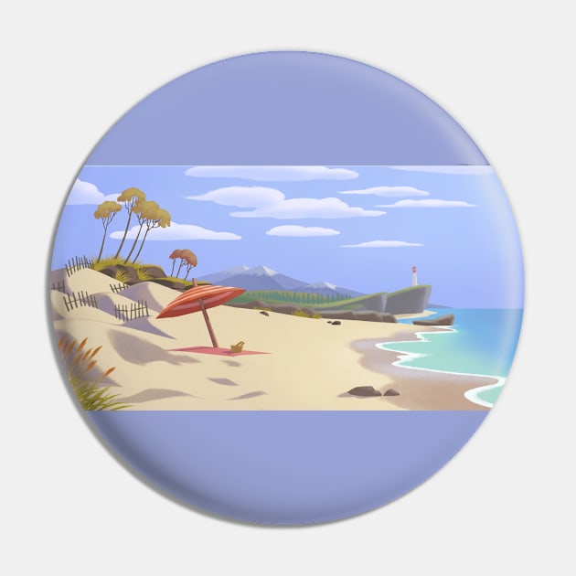 beach Pin by MinaSong