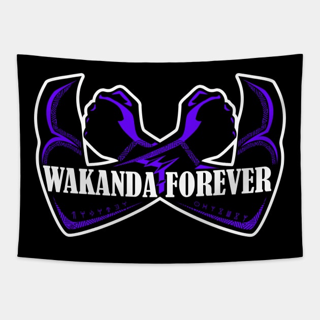 Wakanda Forever - The Panther King Tapestry by Wakanda Forever