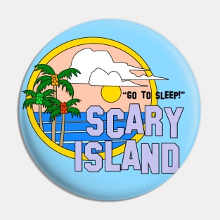 Greetings From Scary Island - The Peach Fuzz Pin