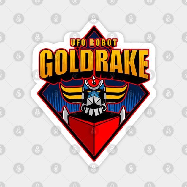 283 Goldrake Losanga Magnet by Yexart