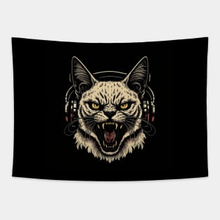 Death Metal Cat Tapestry