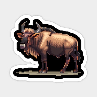 16-Bit Wildebeest Magnet