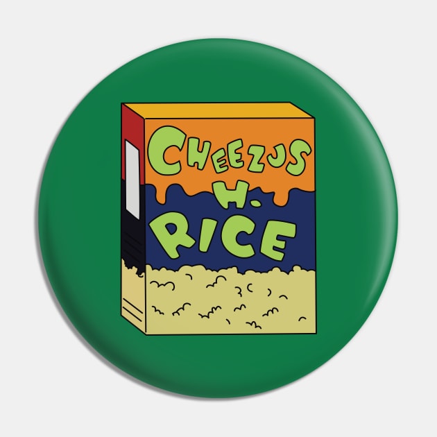 Cheezus H. Rice Pin by saintpetty