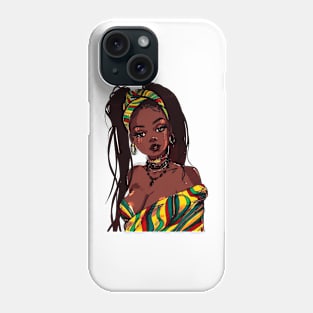 African Black Woman Ghana Roots Phone Case