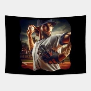 Pitcher's Perfect Form Tapestry