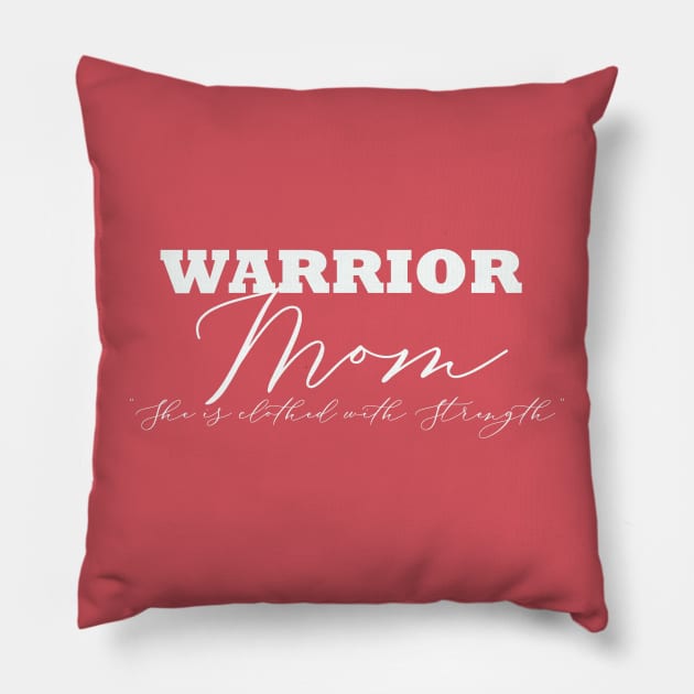 Warrior Mom Pillow by oliviaerna