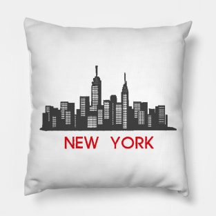 New York City Skyline Pillow