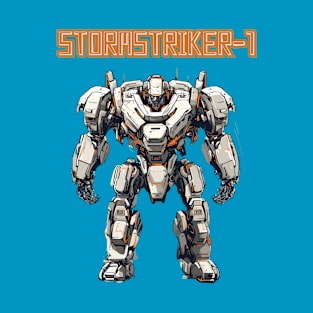 Futuristic Battle Robots Names of Power Stormstriker-1 T-Shirt