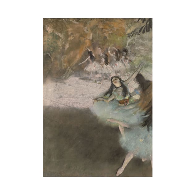 On the Stage by Edgar Degas by Classic Art Stall