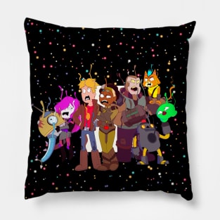 Final Space - Falling in Final Space Pillow