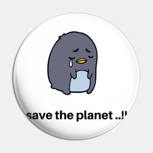 save the planet Pin