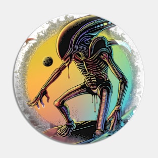 Alien surfing 88072 Pin